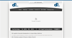 Desktop Screenshot of dc-logistics.com